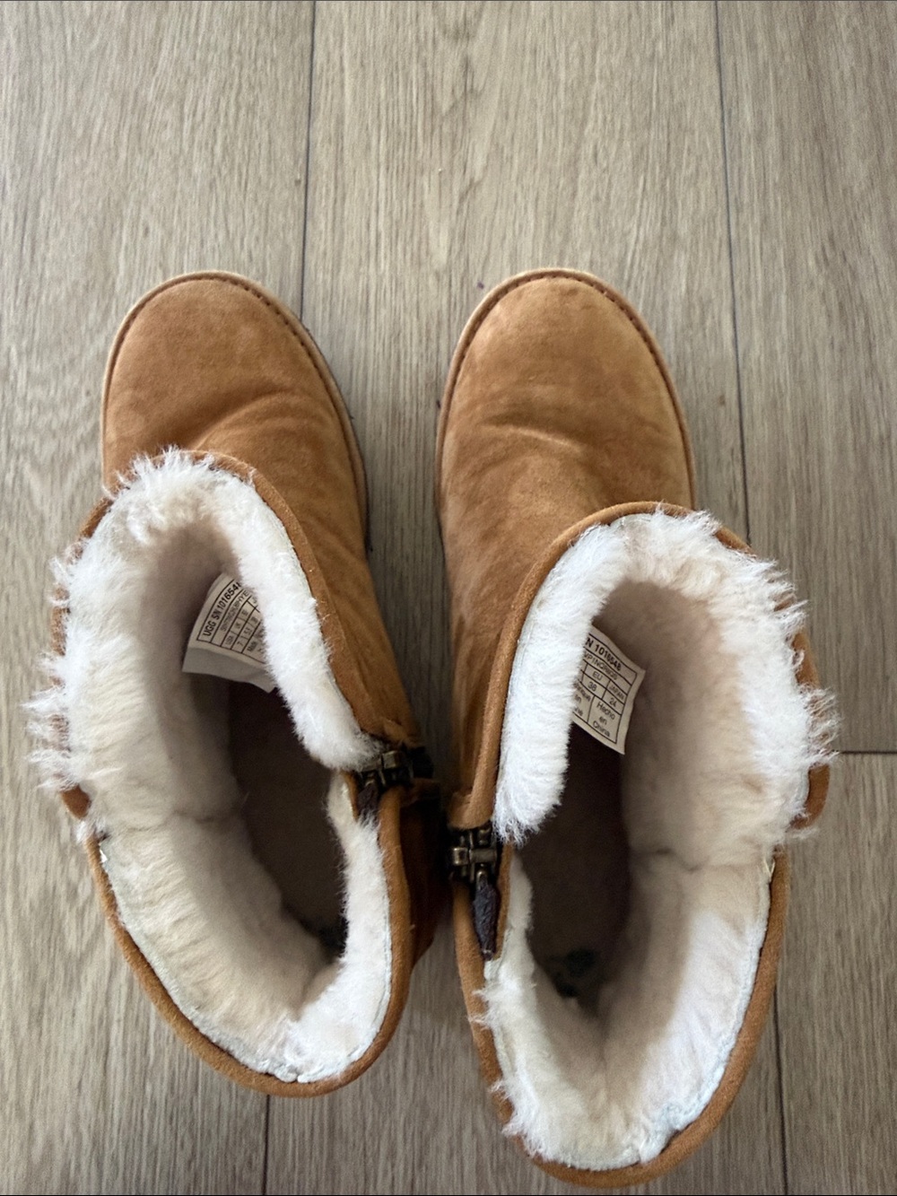 Ugg classic mini Abree Bruno chestnut boots size US 7 - Picture 9 of 11
